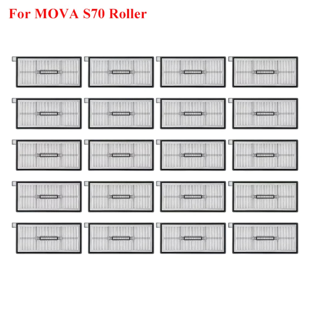 Accessories For ( MOVA S70 Roller / S70 Pro Roller / S70 Ultra Roller ) Spare Parts Main Side Brush Roller Mop Filter Dust Bag