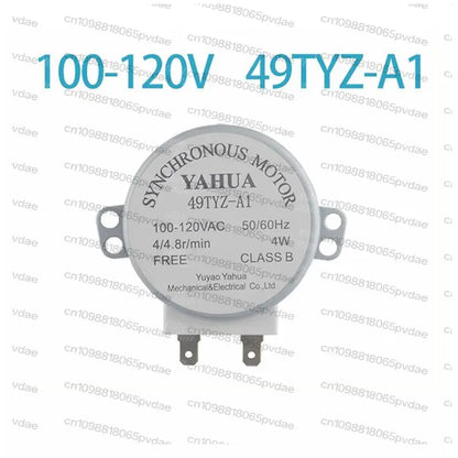 49TYZ-A1 microwave oven motor rotary table motor permanent magnet synchronous motor 100V-120V 4/4.8 rpm