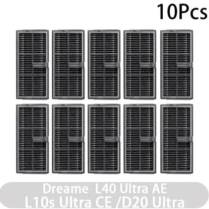 For Dreame L40 AE/L10s CE/D20 Vacuum Cleaner Accessories Main Brush Edge Brush Cloth Dust Bag Filter Screen
