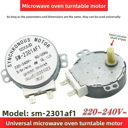 SM-2301AF1 microwave oven synchronous motor 220V 5/6r/min 4W turntable motor，1pcs