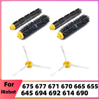 Replacement Parts Accessories for iRobot Roomba 675 670 665 690 692 694 671 677 650 655 614 Side Main Roller Brush Filter