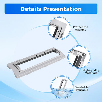 Roller Main Brush Cover Part Compatible with Roborock Q10X5/Q10X5+/Q10PF/Q10PF+/Q10VF/Q10VF+/Q10 S5/Q10S5+/Q10V+/Q10P+ Q8+ Q8 Max Pro S8 Pro