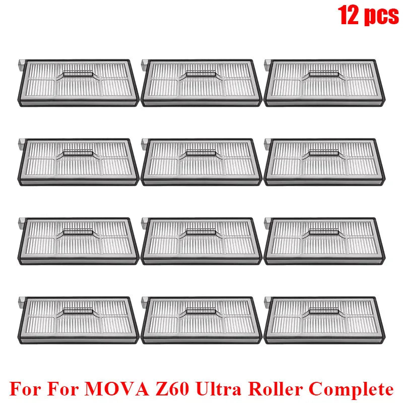 Accessories For MOVA Z60 Ultra Roller Complete/ Z60 Ultra Roller SA/ Trouver Z60 Ultra Parts Main Side Brush Mop Dust Bag Filter