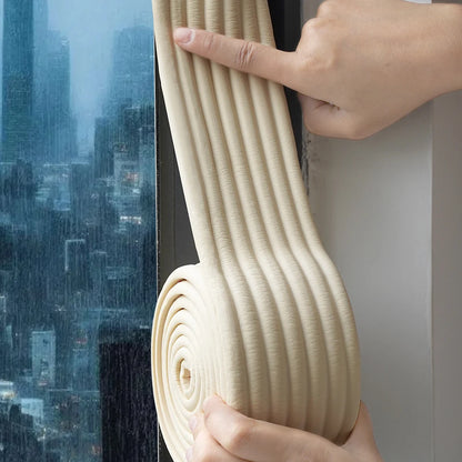 Winter Window Seal Strip 2m X 8cm High Elastic Insulation Tape Self-Adhesive Draft Stopper Cold Proof Door Gap Seal