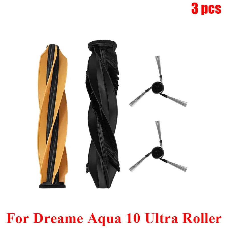 Acccessories Compatible with (Dreame Aqua 10 Ultra Roller) Vacuum Parts Main Roller Brush Side Brush Cleaner Filter Dust Bag Roller Mops