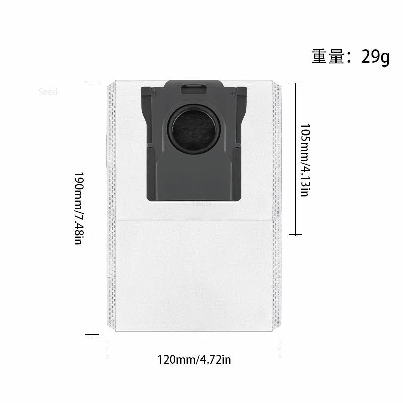 Dreame Mova E30 Ultra / Trouver E30 Ultra Robot Vacuums Cleaner Accesories Main Side Brush Hepa Filter Mop Cloths Dust Bag Spare