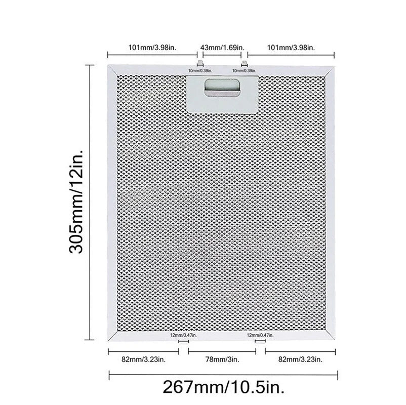Range Hood Filter Cooker Hood Grease Leach Smoking Machine Grease Filter Screen Kitchen Metal Filter Network Replacement Parts