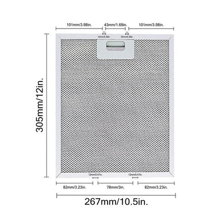 Range Hood Filter Cooker Hood Grease Leach Smoking Machine Grease Filter Screen Kitchen Metal Filter Network Replacement Parts