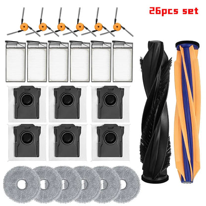 For Dreame X60 Max Ultra Complete X60 Ultra Robot Vacuum Cleaner Accessories Main Roller Side Brush Hepa Filter Bag Parts