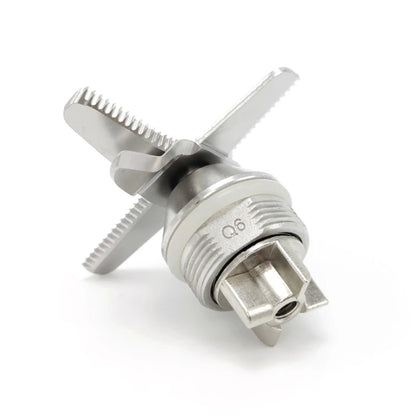 A76G Blender Blade Assembly for KP-767 for KS-767 KX-767, Stainless Steel Juicer Ice Blades Replacement Parts, Silver
