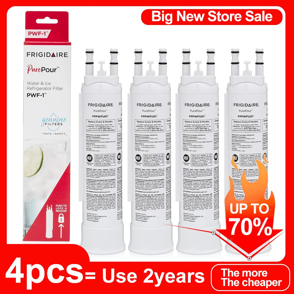 FPPWFU01 Refrigerator Water Filter Compatible with PWF-1 Compatible with Frigidaire Pure Pour