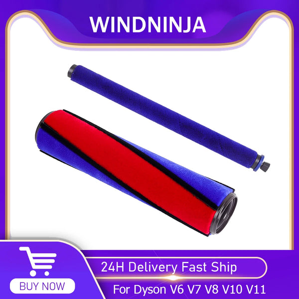 Roller Brush Bar Replacement for Dyson V6 V7 V8 V10 V11 Vacuum Cleaner Accessories Hard Floor Brush Main Brush Core Spare Parts