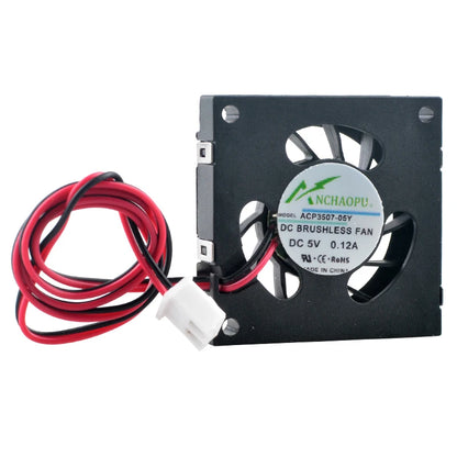 ACP3507-05Y ACP3507-12Y 3.5cm 35mm 2-Pin Centrifugal Blower Fan DC5V/12V Cooling Fan for Projectors And Printers 35x35x7mm