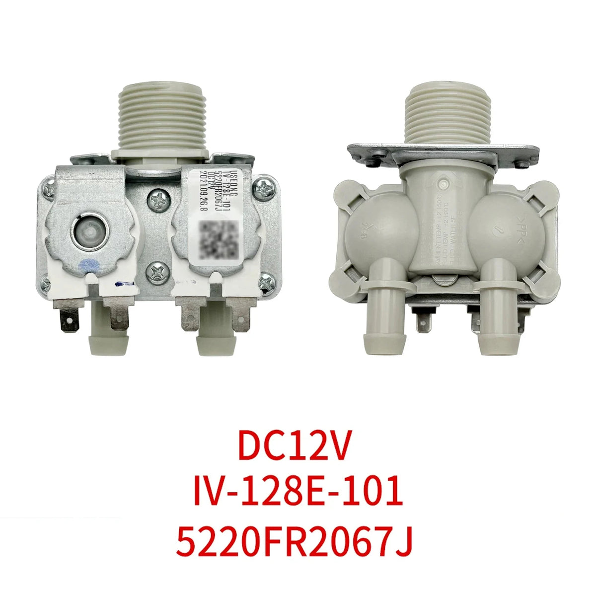 Compatible with LG drum washing machine 12V inlet valve solenoid valve AIU75412403/ 5220FR2067J/5221FR1003U/AJU75052605