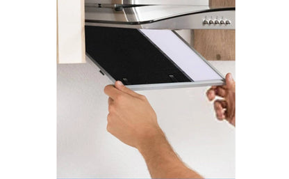 10 Pieces Activated Carbon Fiber Filter Pad Easy to Install Range Hood Replacement Filter Lightweight