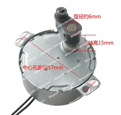 For Fan Synchronous Motor Parts TYJ2.5 5r/min 2.5r/min Replacement Accessory for Home Appliance Repair