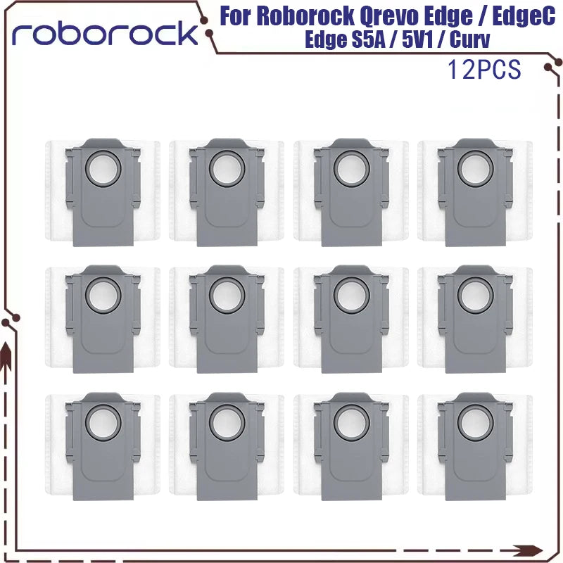 Compatible with Roborock Qrevo Edge / EdgeC / Edge S5A / 5V1 / Curv Vacuum Parts Main Roller Side Brush Hepa Filter Mop Cloth Dust Bag
