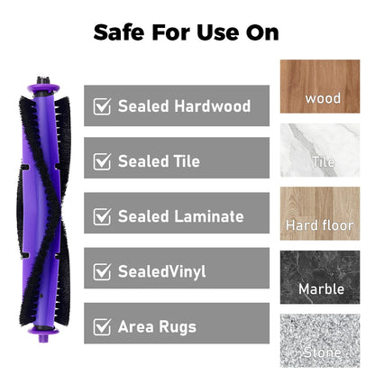 Replacement Roller Brush For Narwal Freo / Narwal J3 Robot Vacuums Wear Resistant Brush Guard Cleaner Accessories