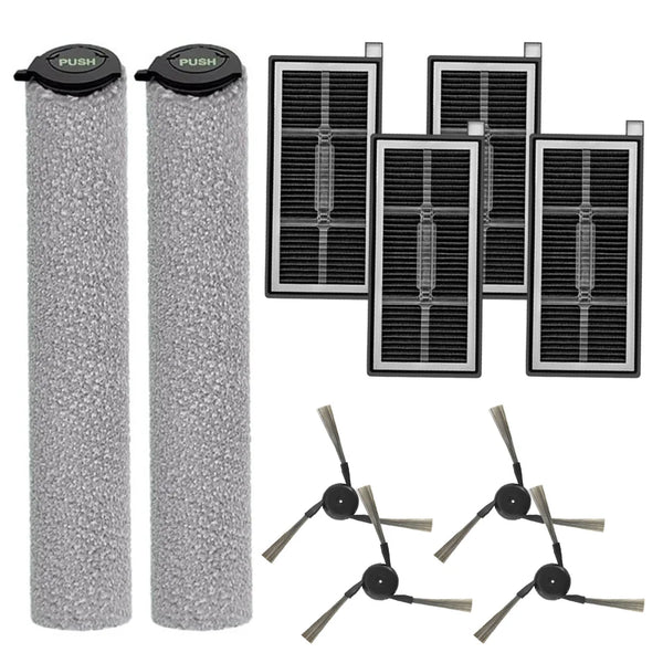 10Pcs Main Side Brush Filter Rolling For Mop Kit For MOVA For S70 Roller For Ultra For Pro Robot Vacuum Cleaner Accessories
