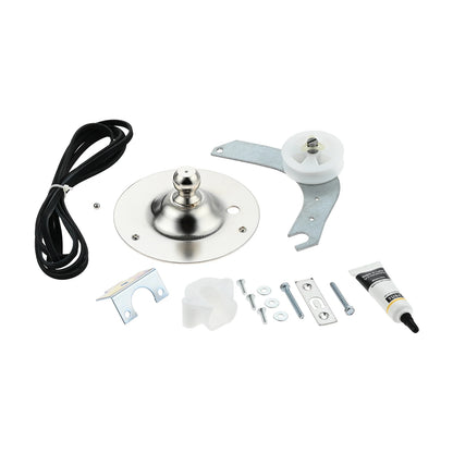 1Set 5303281153&134503600 Dryer Rear Bearing Replacement With 131863007 Dryer Idler Pulley Compatible with Some Compatible with Kenmore Dryers