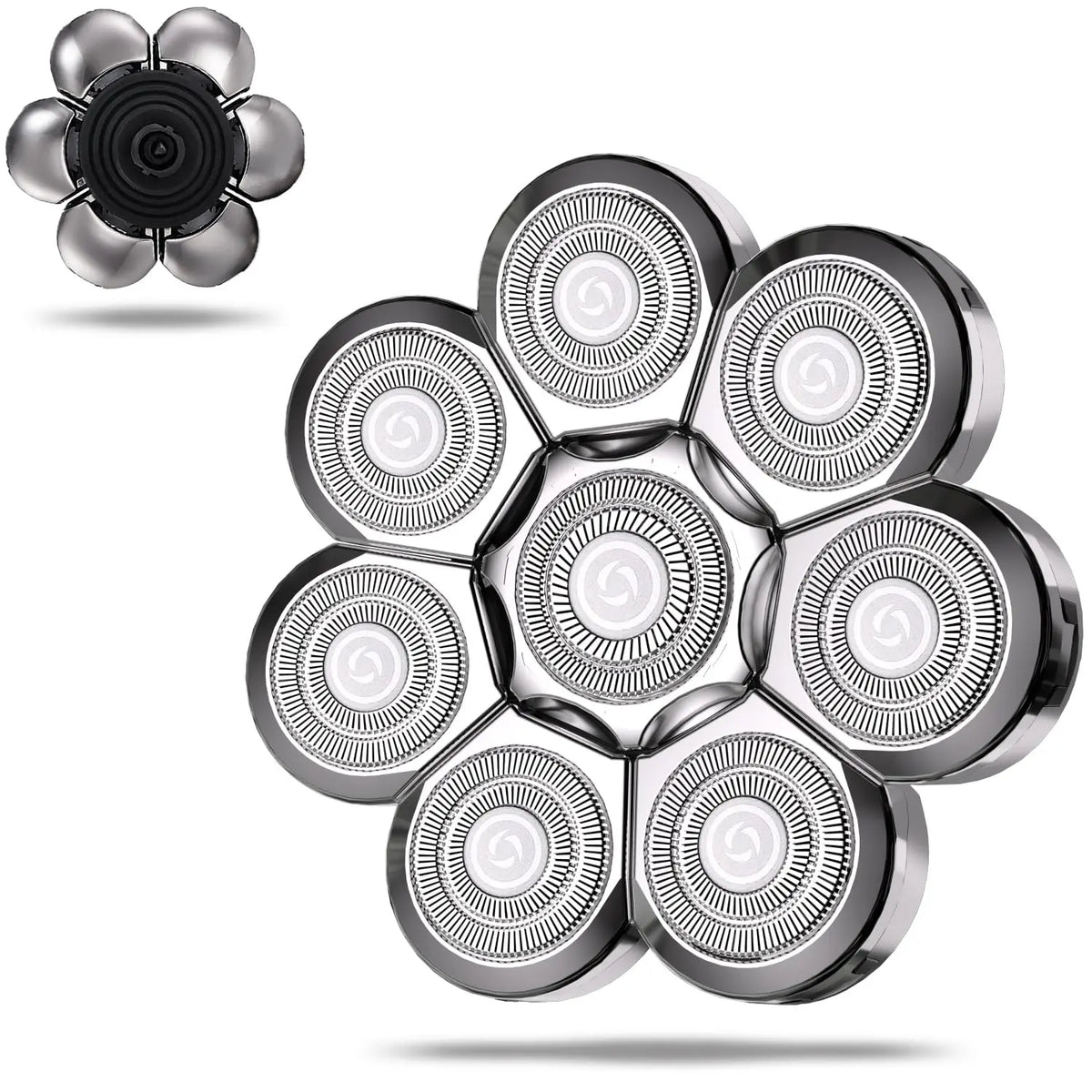 Replacement Head Shaver Replacement Blades, Bald Men Stainless Steel Rotary Blades for Electric Head Razor