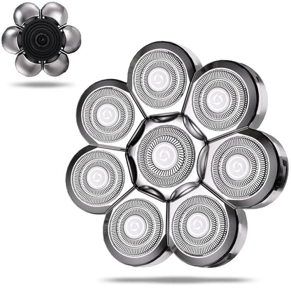 Replacement Head Shaver Replacement Blades, Bald Men Stainless Steel Rotary Blades for Electric Head Razor