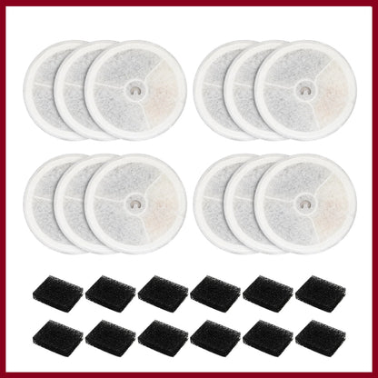 Pet Water Dispenser Replacement Filter Compatible with Eversweet 2S/3/3 Pro, Eversweet Solo/Solo2/Solo SE CYBERTAIL