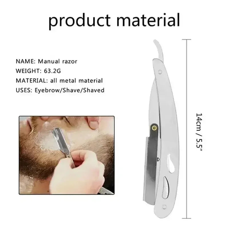 Folding Straight Razor — Blade Options
