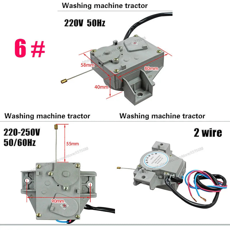 Fully Automatic Washing Machine Tractor Drain Switch Drain Motor Drain Valve Dehydration Motor