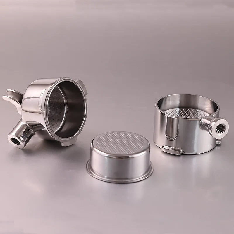 51mm 3-lug Bottomless Portafilter for HiBREW H10B/H11/H8A/H5 Espresso Machine Stainless Steel Coffee Handle Filter Tool