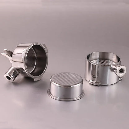 51mm 3-lug Bottomless Portafilter for HiBREW H10B/H11/H8A/H5 Espresso Machine Stainless Steel Coffee Handle Filter Tool