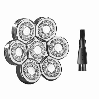 7D Electric Shavers Replacement Heads Bald Replacement Heads Razor Blades for Electric Razors Head Shaver Replacement
