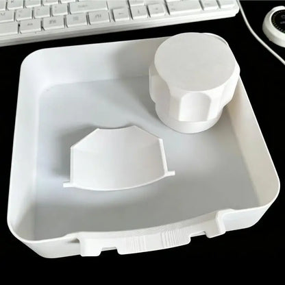 1Set Washing Machine Drain Tray, Water Collection Design, Prevents Floor Overflow During Filter Cleaning, Laundry Tool