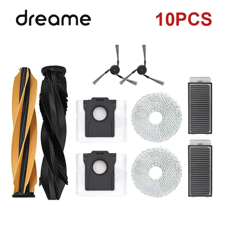 Dreame X50 Ultra / L50 Pro Ultra / S40 Enhanced Edition Vacuum Parts Main Roller Side Brush Hepa Filter Mop Cloth Dust Bag