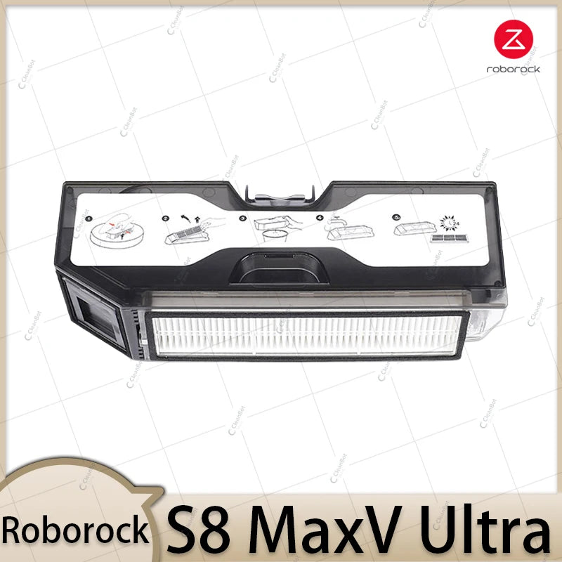 Compatible with Roborock S8 MaxV Ultra Robot Vacuum Parts Main Roller Side Brush Hepa Filter Mop Pad Cloth Dust Bag Accessories