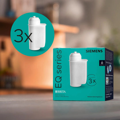 Compatible with Siemens TZ70033A Brita Intenza Water Filter for Bean to Cup Espresso Machines, Value Pack, Pack of 3, White
