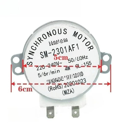 SM-2301AF1 microwave oven synchronous motor 220V 5/6r/min 4W turntable motor，1pcs