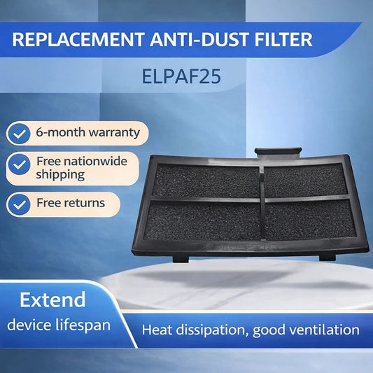 Replacement Projector Air Filter — ELPAF25 / EB-C260S / EB-C250XS / EB-C250XC / EB-C250X — Model Options