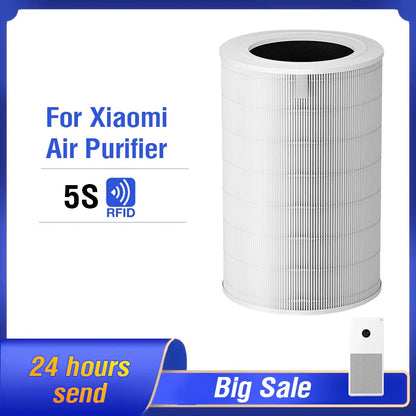 Compatible with Xiaomi 5S Filter Replacement Filter for Xiaomi Mi Mijia Air Purifier 5S