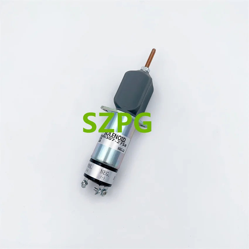 1pcs 12V 307-2758 12V Stop Governor Solenoid with Three Terminal for Miller Welders AEAD 200LE
