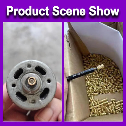 1/4 2-56 4-40 6-32 8-32 10-32 Hot Melt Heat Brass Copper Insert Nut Inch Size Nutsert Threaded Nuts Inserts Insertnut Embedded