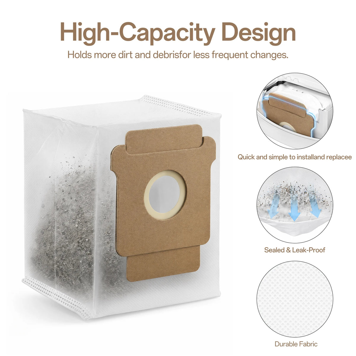 Compatible with IRobot Roomba Max 705 Combo/ 706/ 707 Combo Main Roller Side Brush HEPA Filter Dust Bag Robot Vacuum Accessories