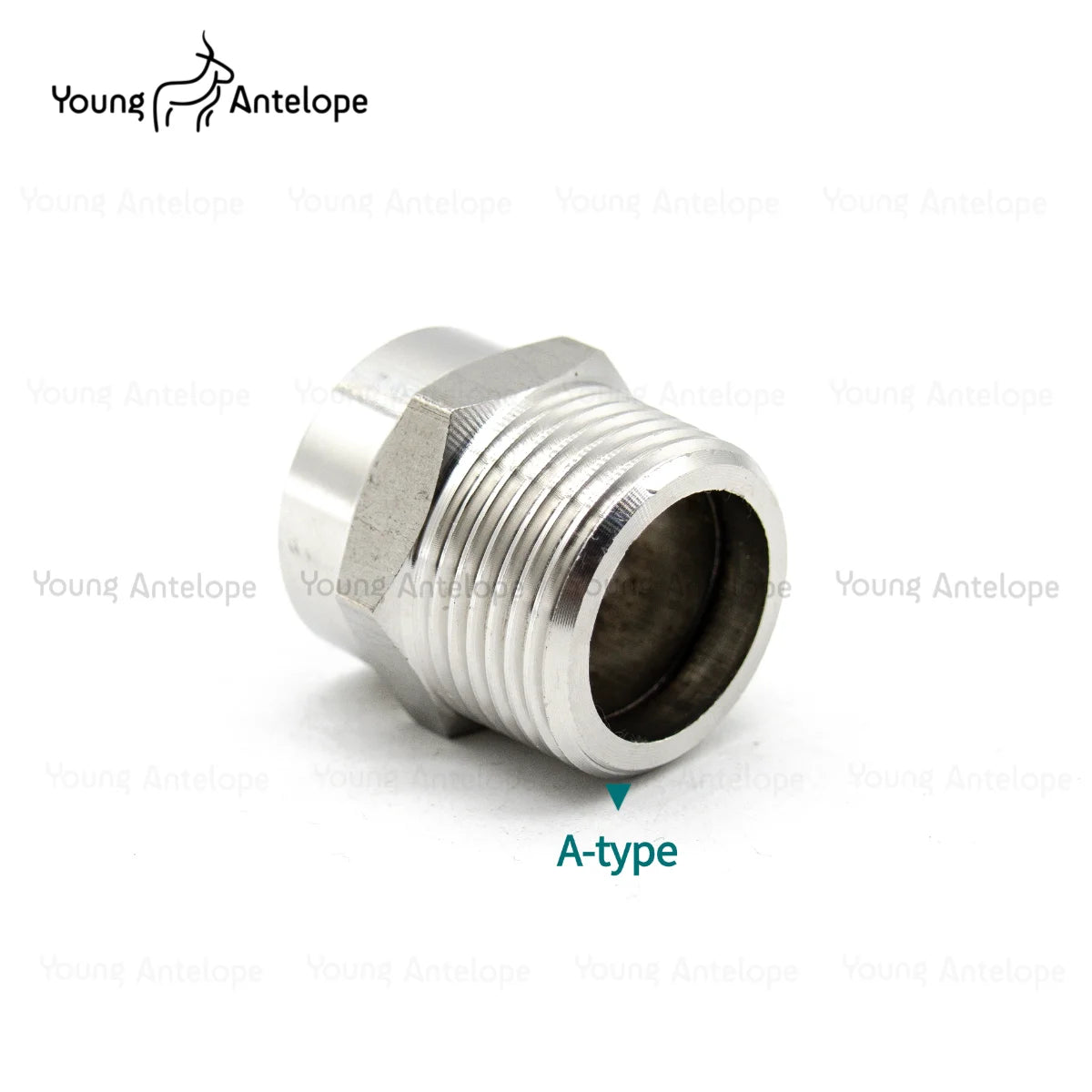 Male Thread Welded Connector Metal Hose Corrugated Pipe Adapter Single End Weld External Thread Fitting 304 Stainless Steel