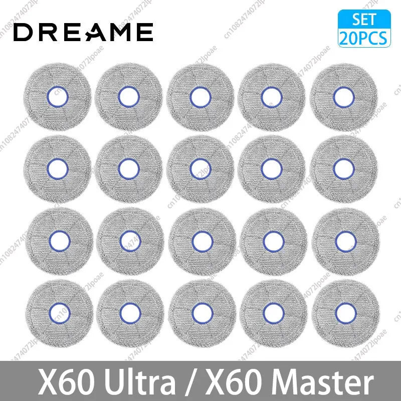 Dreame X60 Ultra / X60 Master Accessories Main Side Brush HEPA Filter Mop Cloths Dust Bag Vacuum Cleaner Replacement Spare Parts