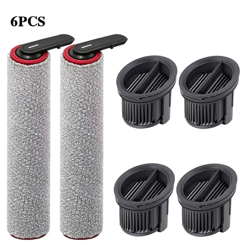 For Mova X4 Pro / MOVA X4 Plus Wet Dry Vacuum Cleaner Accessories Brush Roller And HEPA Filter Replacement Spare Parts