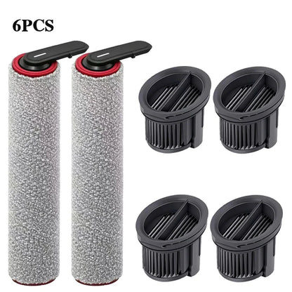 For Mova X4 Pro / MOVA X4 Plus Wet Dry Vacuum Cleaner Accessories Brush Roller And HEPA Filter Replacement Spare Parts