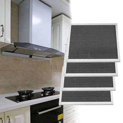 Stainless Steel Extractor Hood Filter Multi Layer Grease Control For Kitchen Range Barbecue Replacement Part