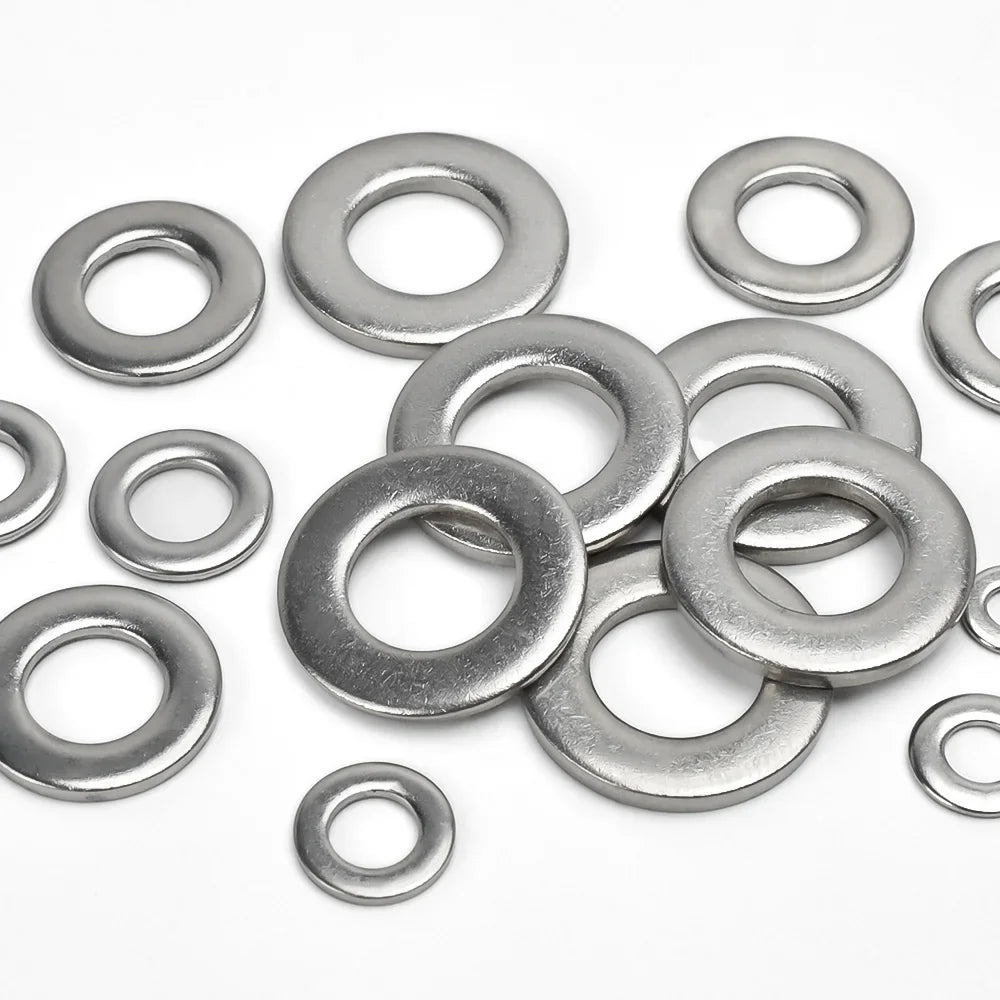 304 Stainless Steel Large Size Oversize Big Wider DIN9021 Large Flat Washer Plain Gasket Metal Plain Washers Spacer M1.6-M36
