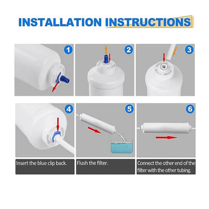 Inline Refrigerator Water Filter — DA29-10105J / Pcs-A68X Reference — 4 Pack