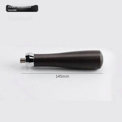 M10 Coffee Portafilter Handle Revolving for 51/53/58mm Coffee Machine Handle Solid Wood Barista Tools Filter Holder Handle